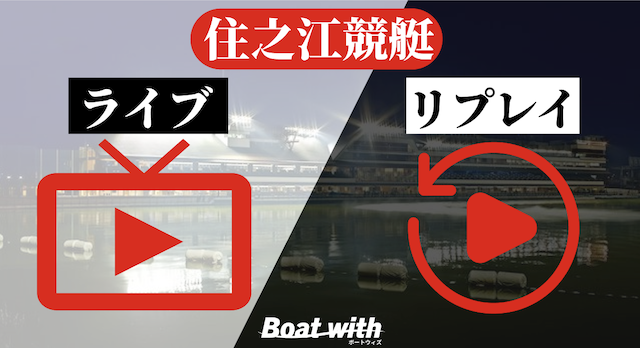 住之江競艇のライブ・リプレイのイメージ画像