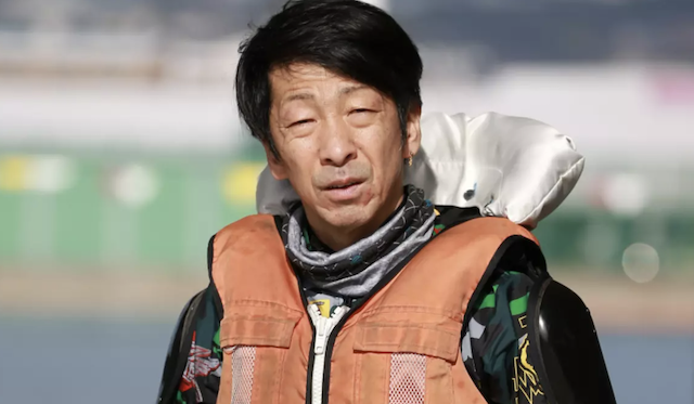 戸田競艇を地元とする平石和男選手を紹介する画像
