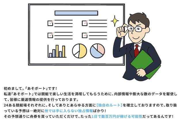 あそボートの特徴がわかる画像