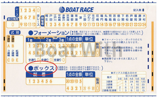 ボックス買いのマークシートの書き方を説明する画像2