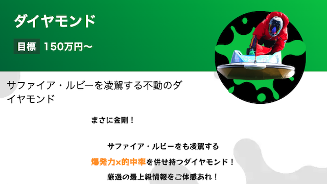 競艇バブルのダイヤモンドの画像