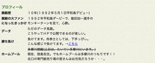 ひまひま競艇データ3のプロフィールの画像