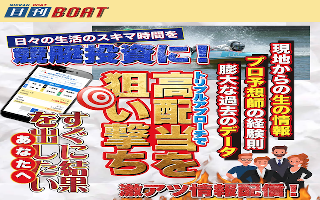 日刊ボートという競艇予想サイトのアイキャッチ画像