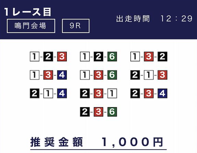 2025年1月24日鳴門9Rの予想