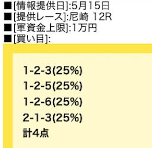 2025年05月15日の尼崎7Rの予想