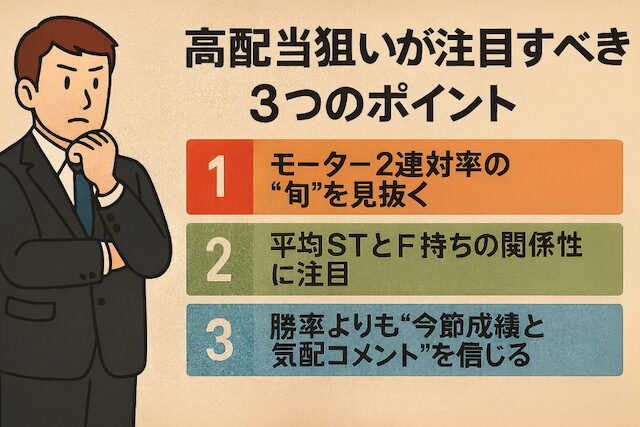 高配当狙いが注目すべき3つのポイント