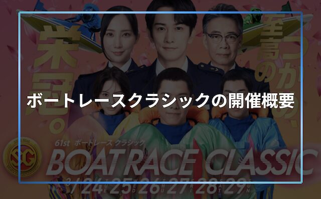 ボートレースクラシックのレースコラムの見出し
