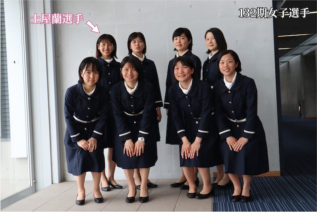 132期女子選手の集合写真